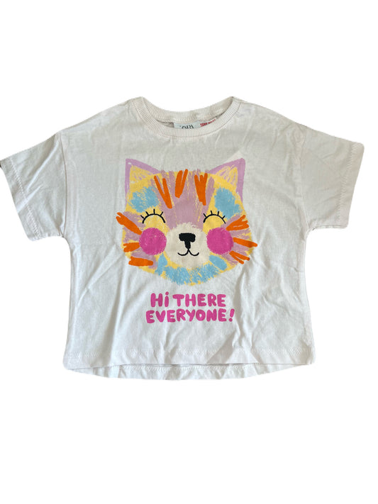 Zara Cat T-Shirt 12-18m
