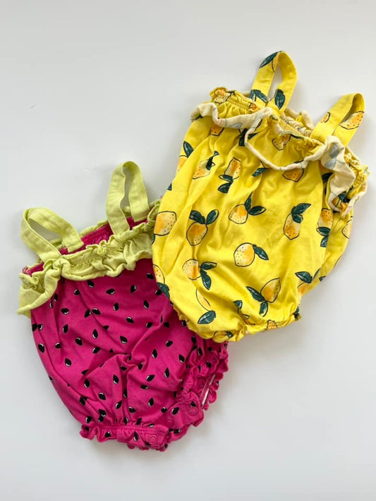 George Rompers 0-3m