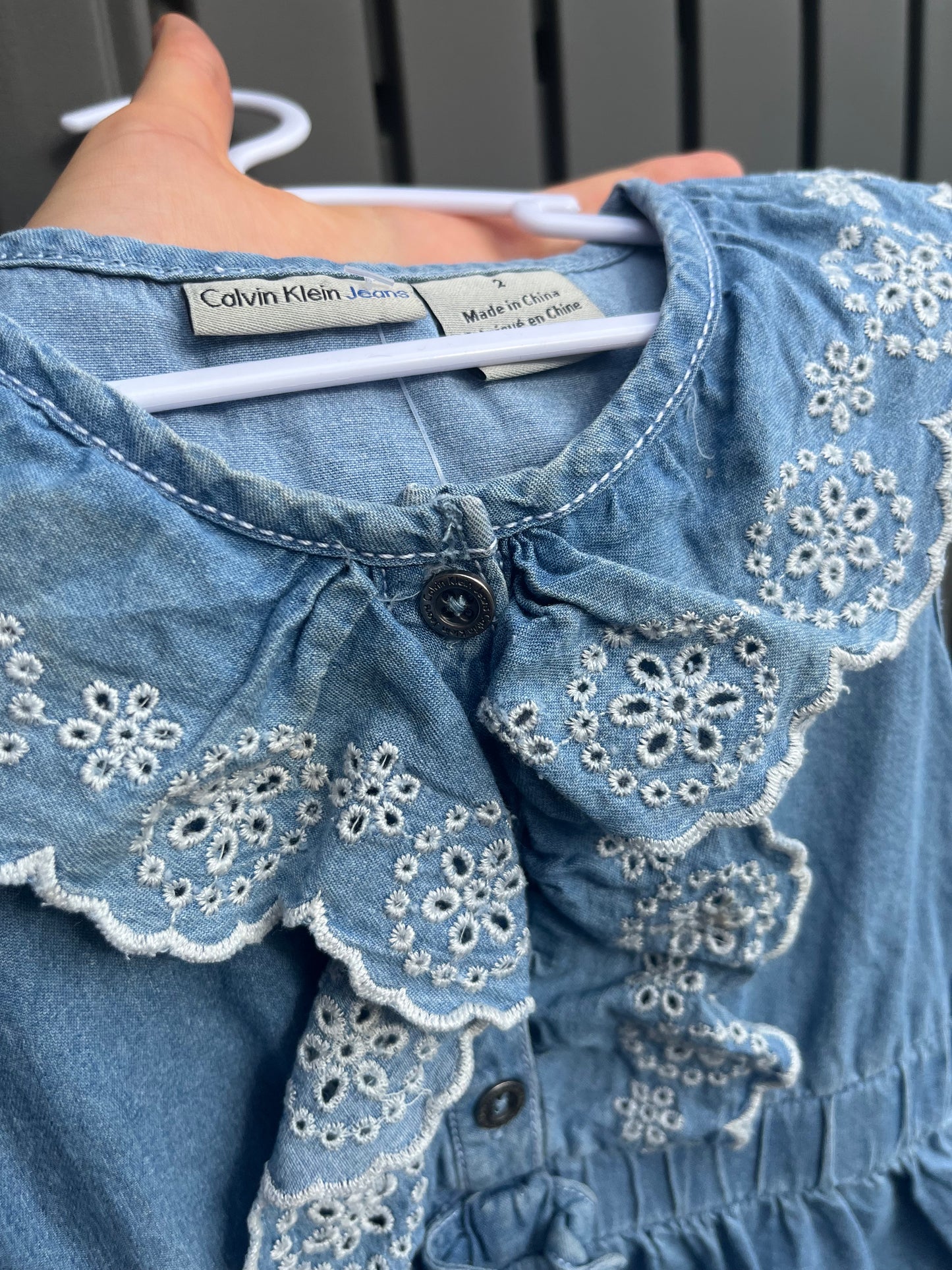 Calvin Klein Denim Dress 2T