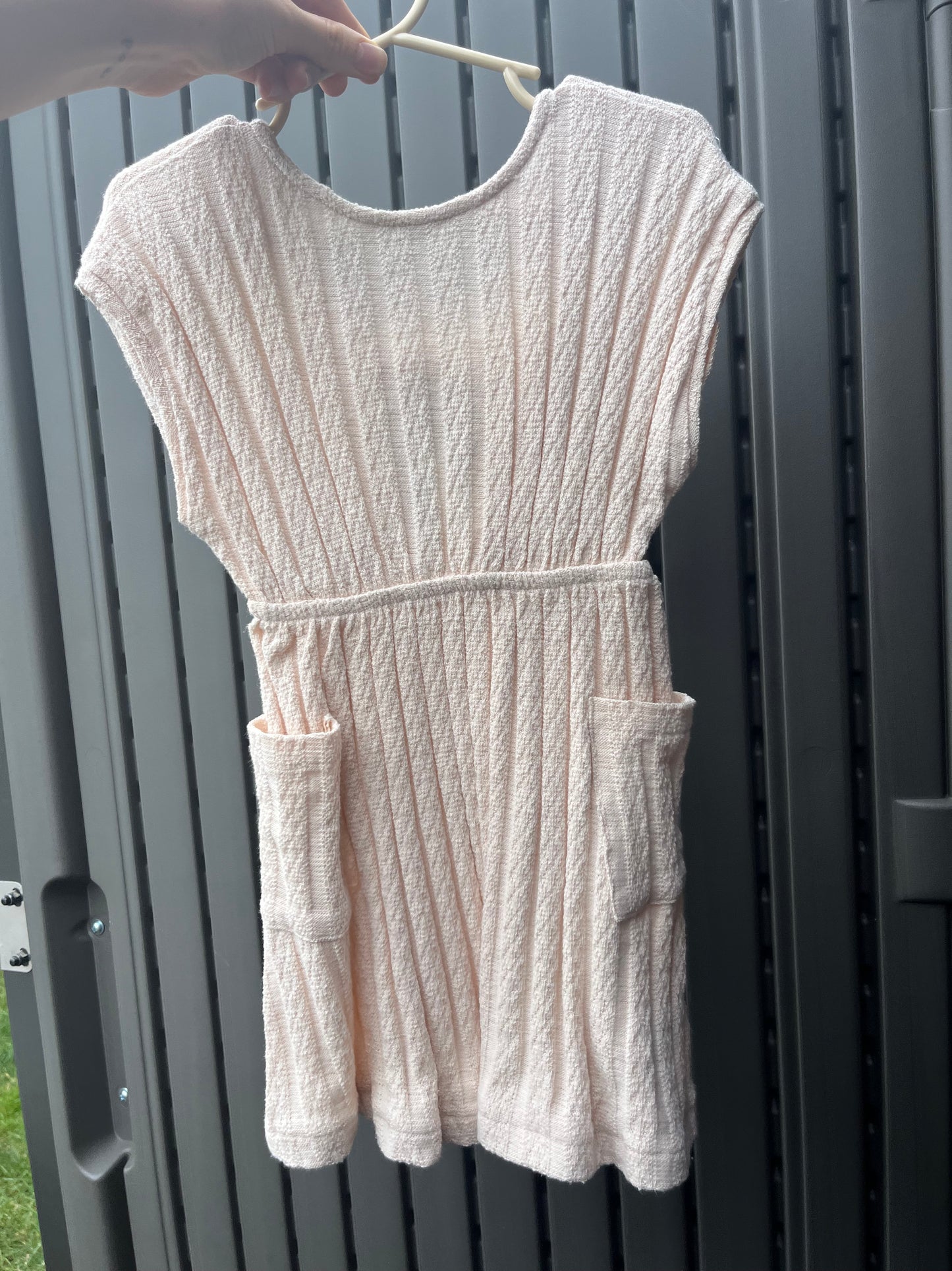 Zara Cream Knit Dress 3yrs