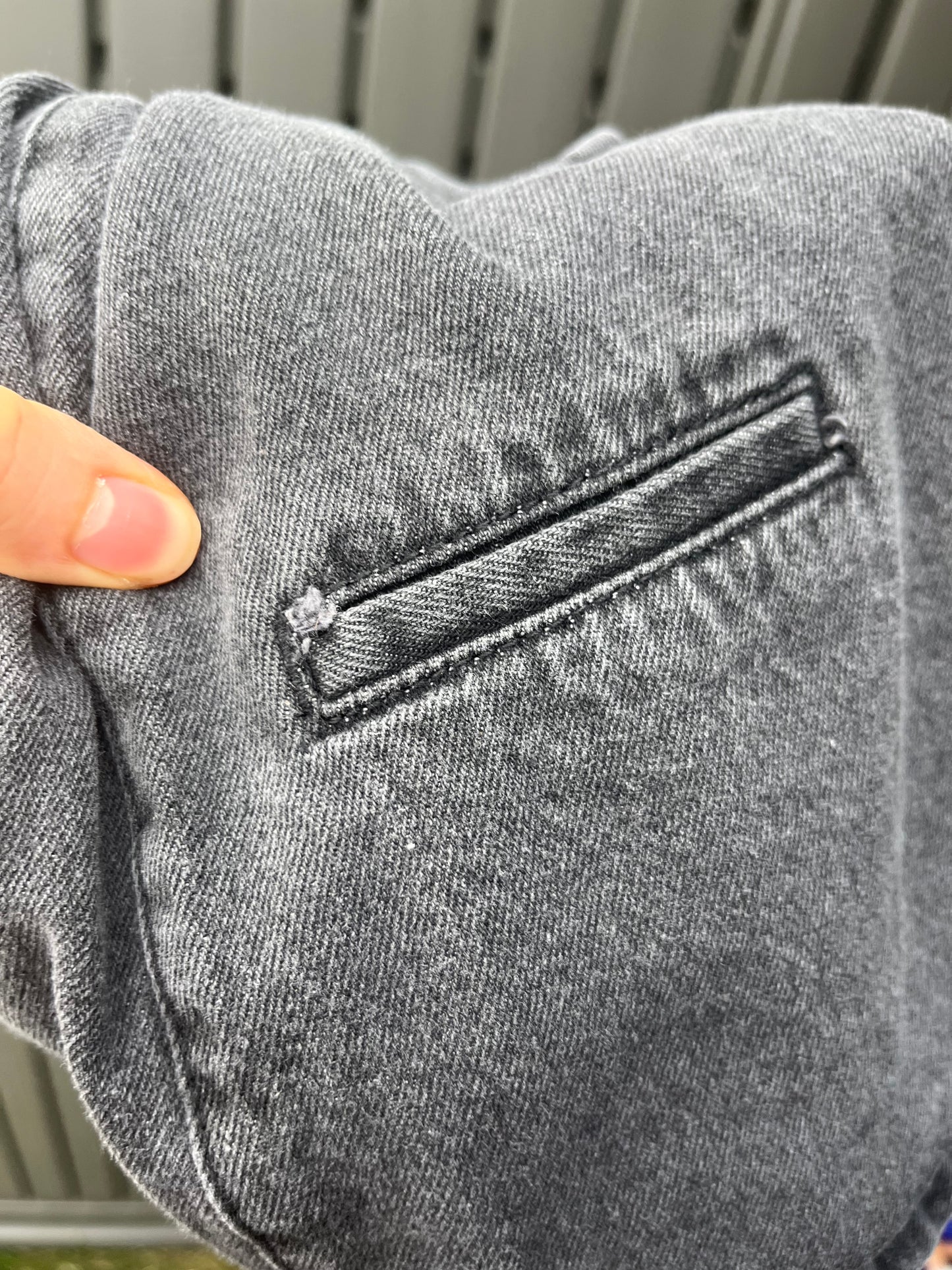 Zara Black/Grey Denim Jumper Dress 2-3 years