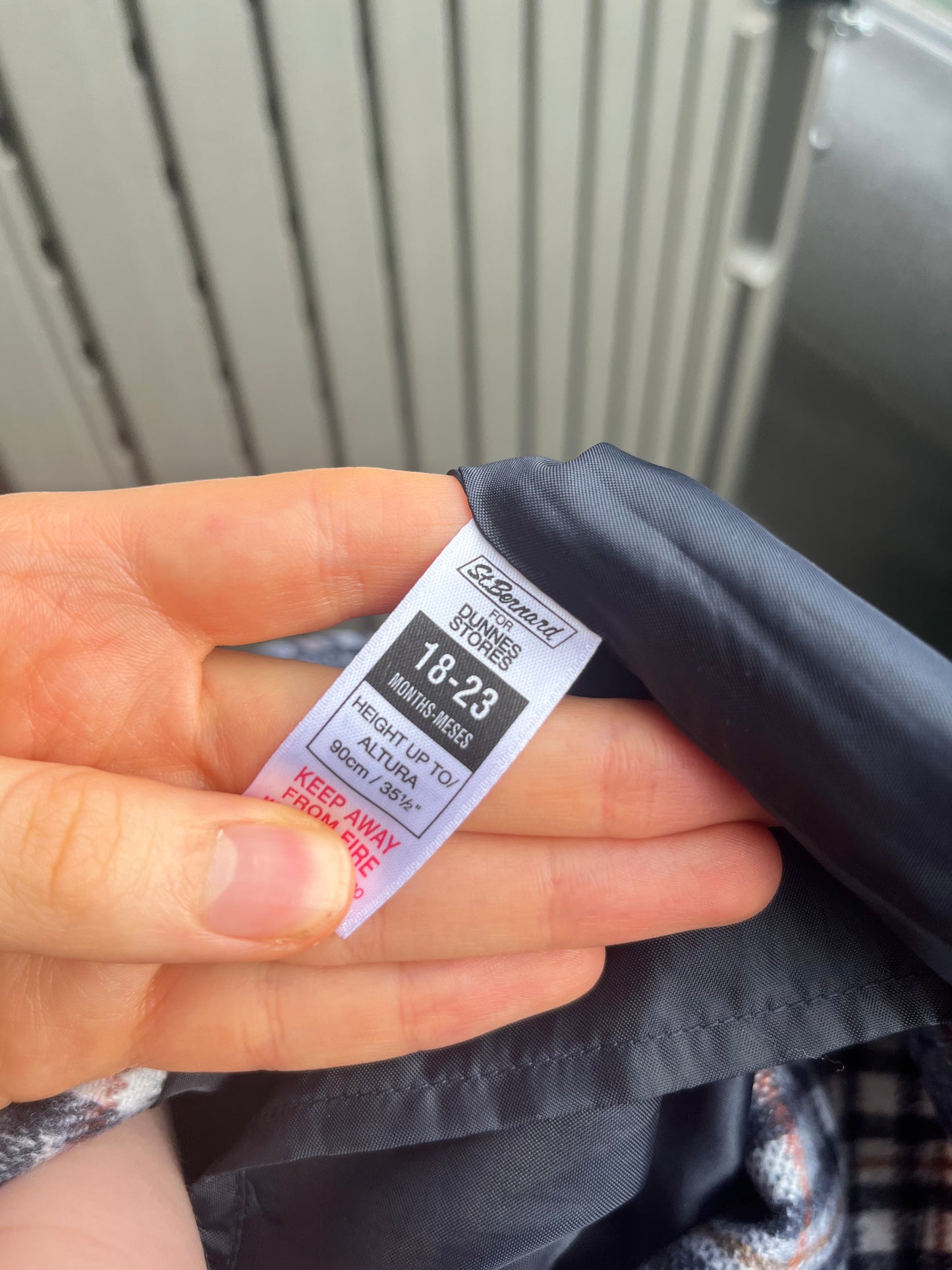 St Bernard Plaid Collared Dress18-24m