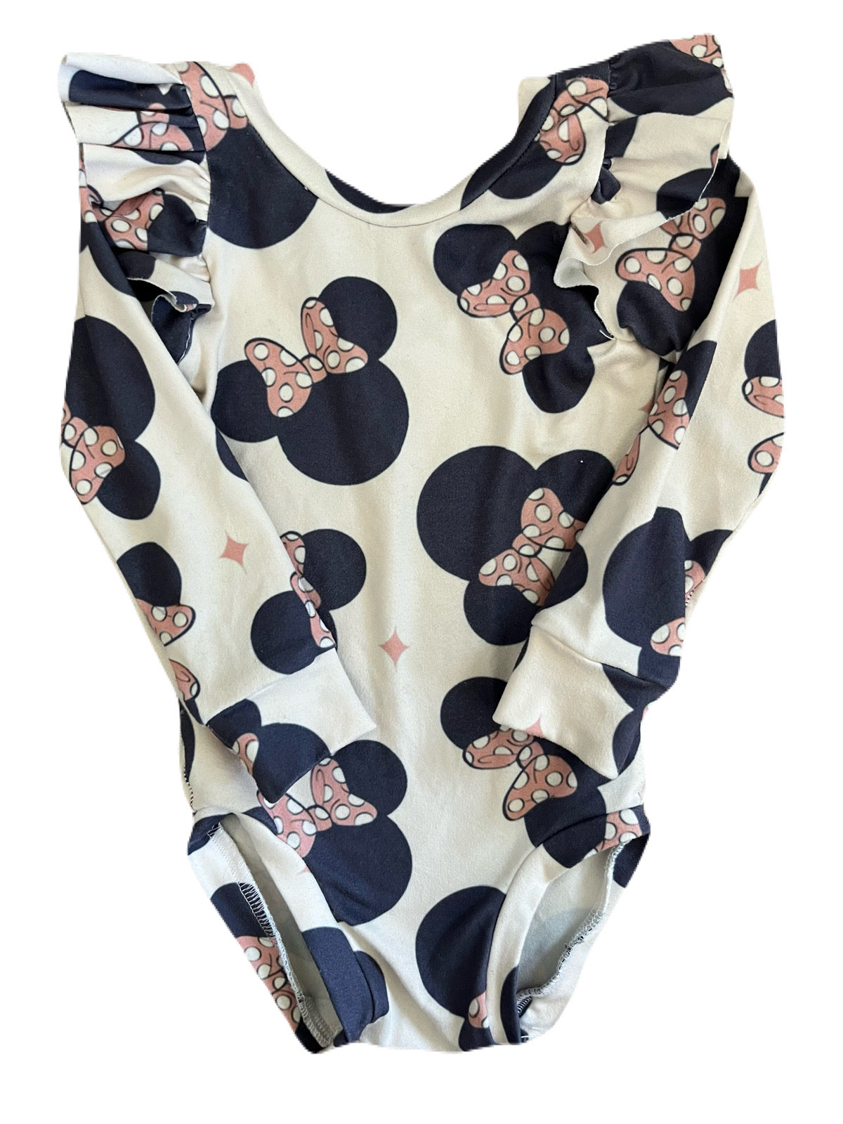 Handmade Minnie gymnastics Leo 12-18