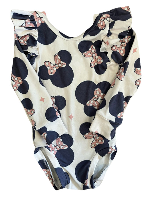 Handmade Minnie gymnastics Leo 12-18