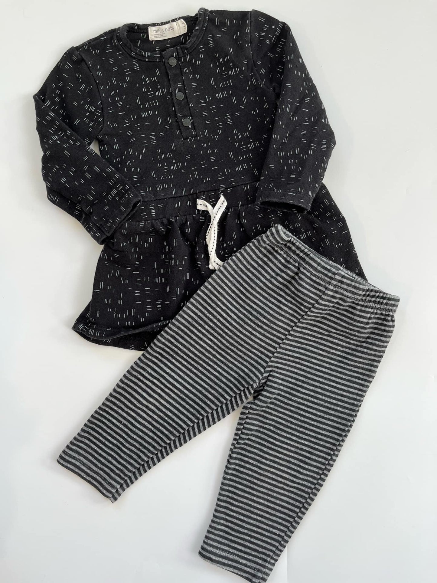 Miles The Label Sweater Dress & Rockin’ Rooster Pants 12m