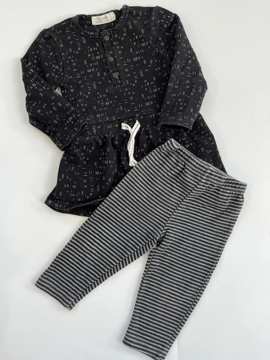 Miles The Label Sweater Dress & Rockin’ Rooster Pants 12m