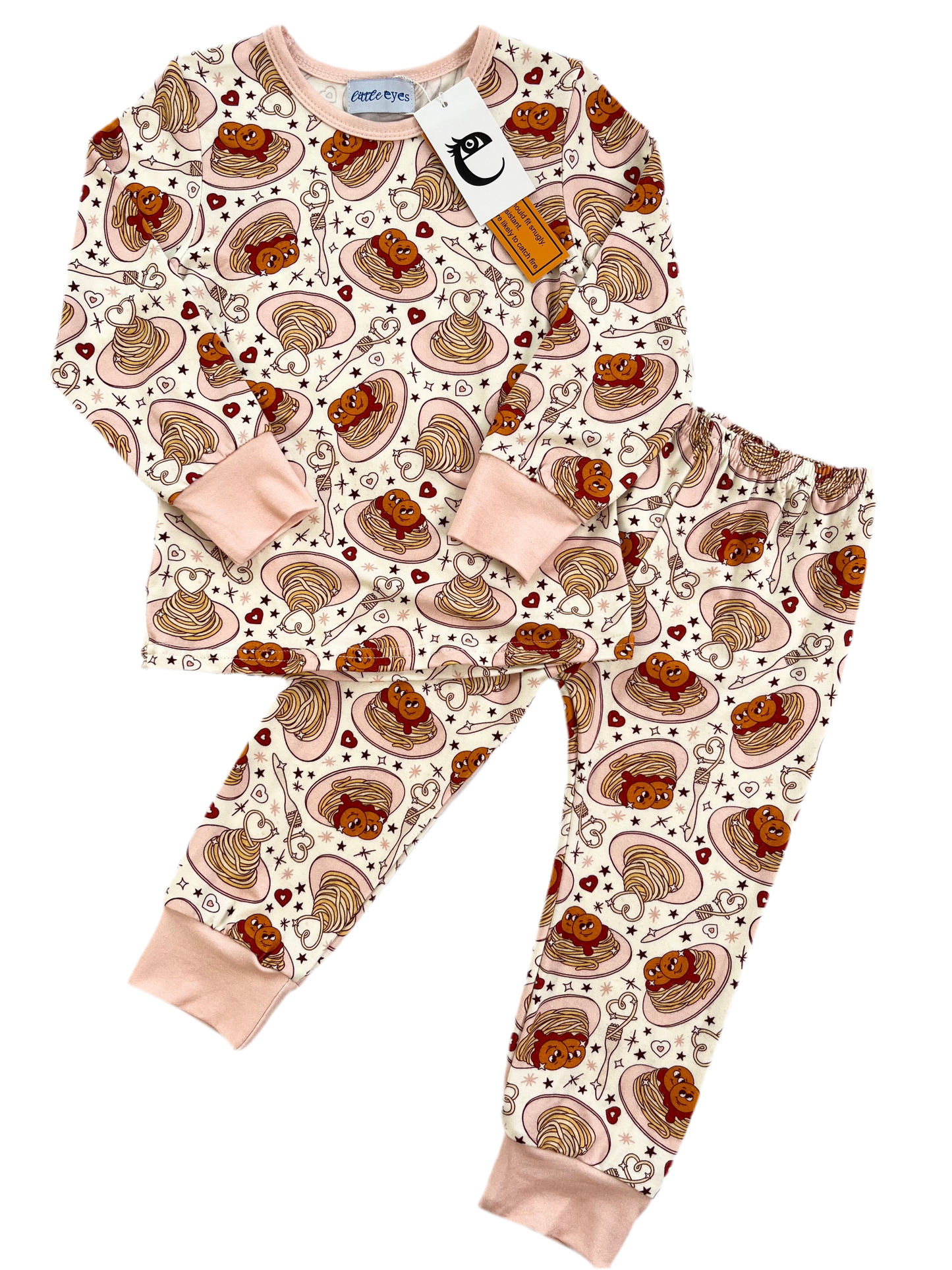 Spaghetti Sweethearts Two-Piece Set