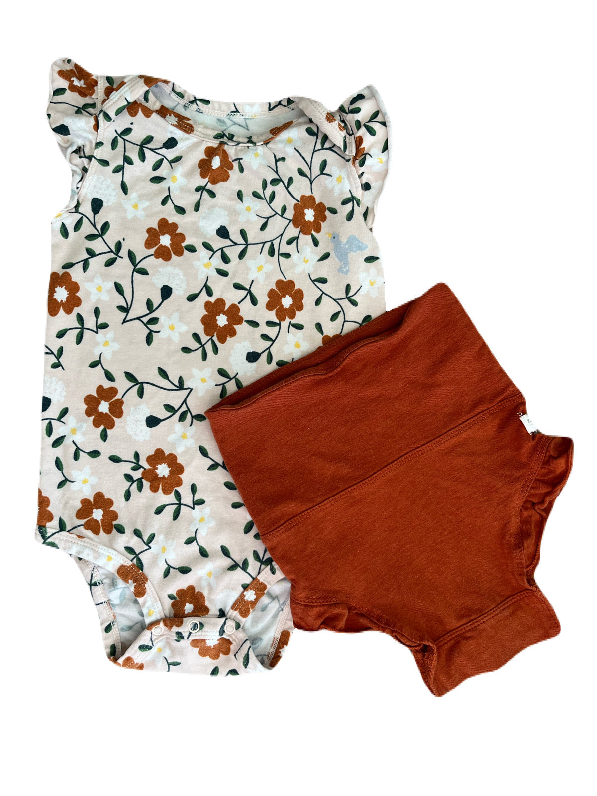 Loulou Lollipop Rust Orange Set 6-12m