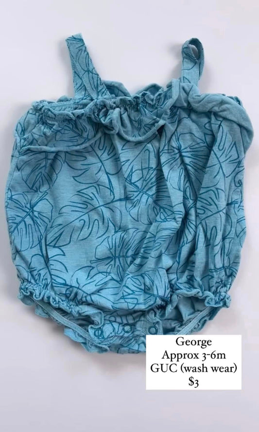 George Romper 3-6m