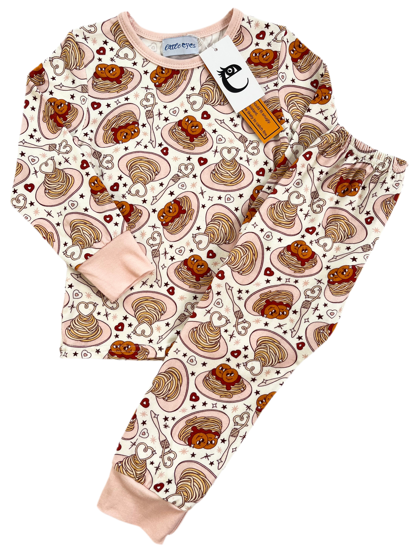 Spaghetti Sweethearts Two-Piece Set