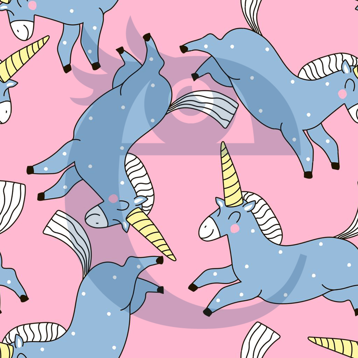 Bubblegum Unicorn Zippy - Old Style Zipper Cover