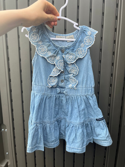 Calvin Klein Denim Dress 2T