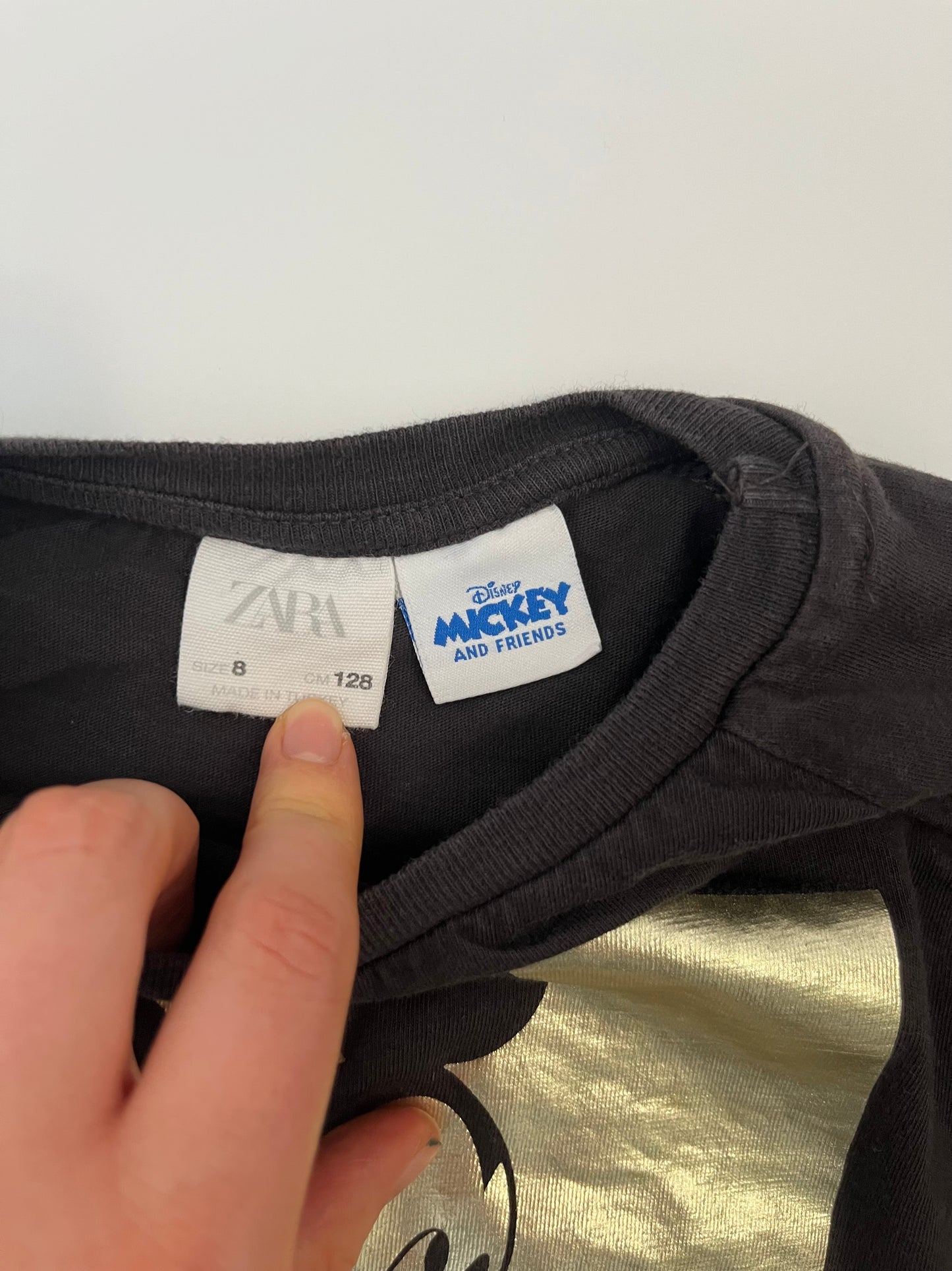 ZARA Mickey Mouse Shirt 8T