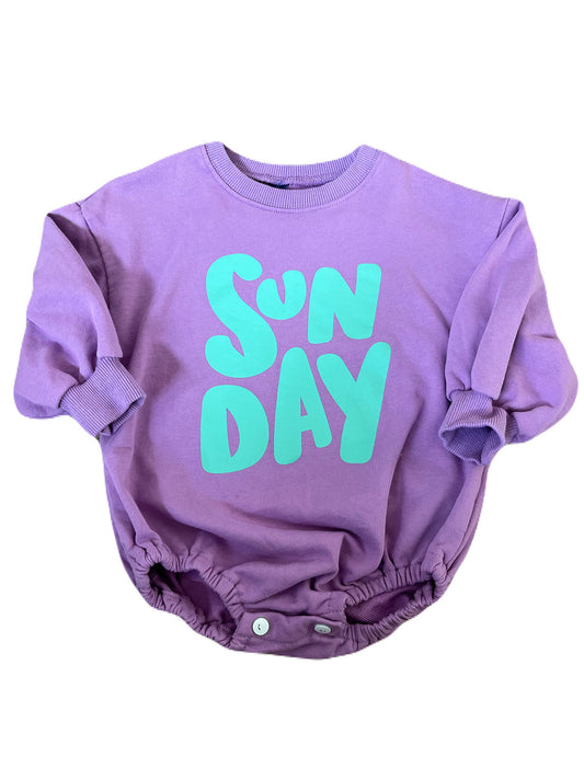 Shop Little Bowie "Sunday" Bubble Romper 2T