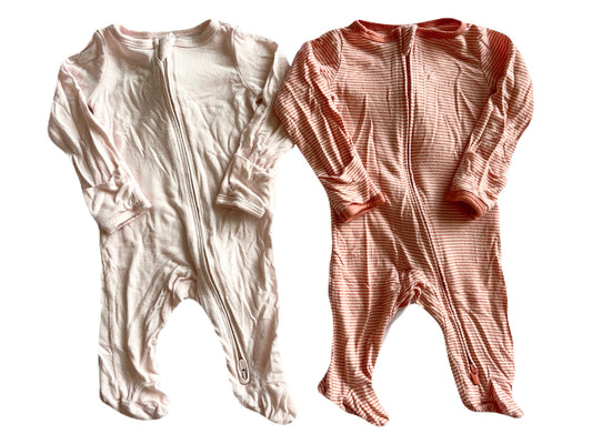 Carters Viscose Sleepers x2 Newborn