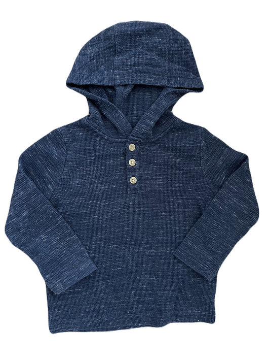 Andy & Evan Hooded Long Sleeve Shirt, 3T