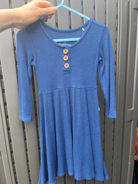 Posh Peanut Royal Blue Twirl Dress 2T