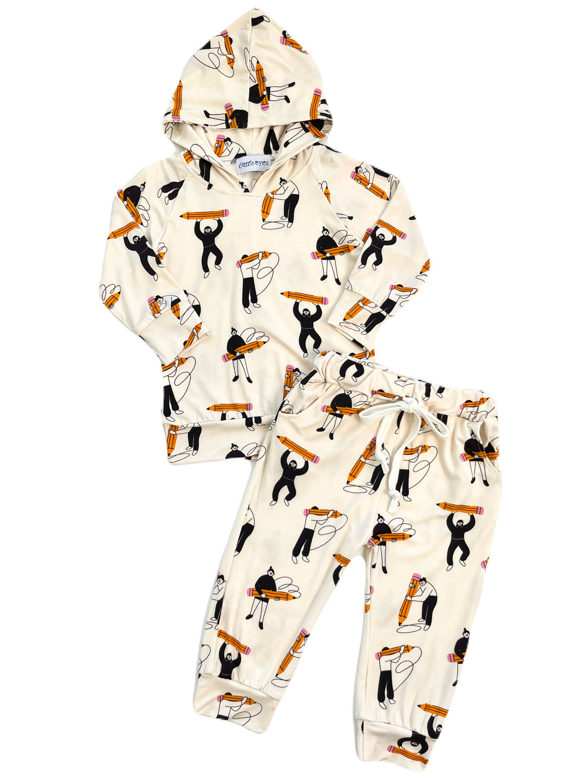 Scribbles Hoodie Jogger Set
