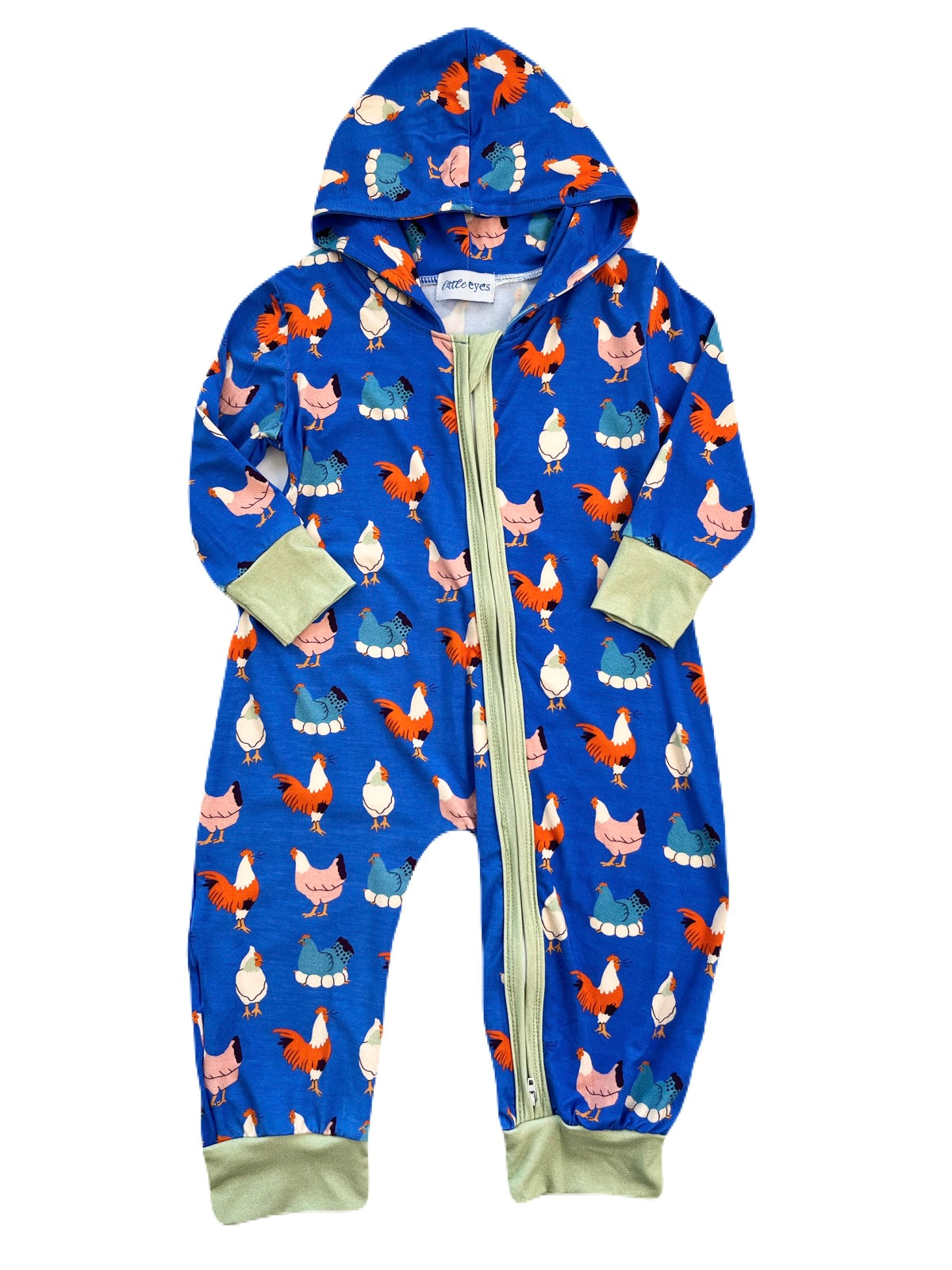 Chicken Coop Hooded Romper