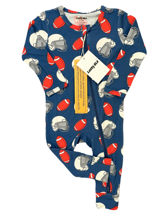 Lucky Elf Bamboo romper 9-12m