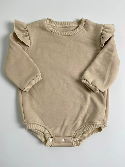 Fleece Lined Bubble Romper 1-2T