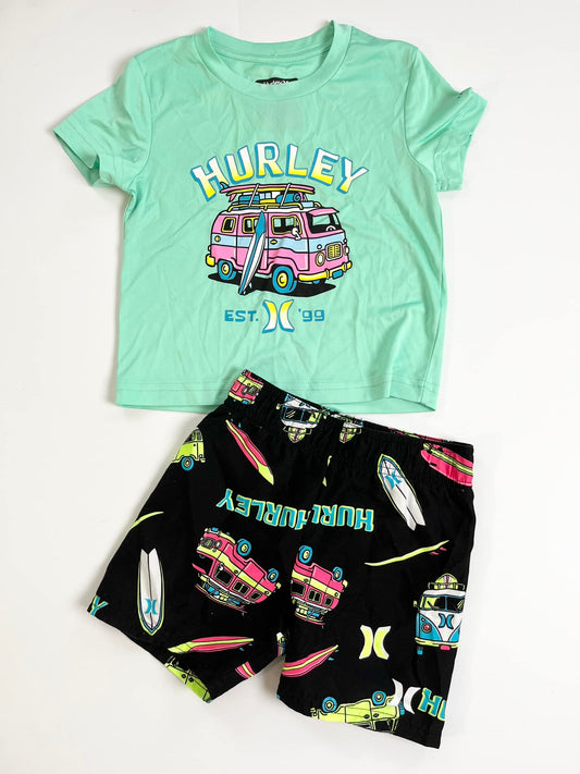 Hurley Swim Shirt & Shorts 2T