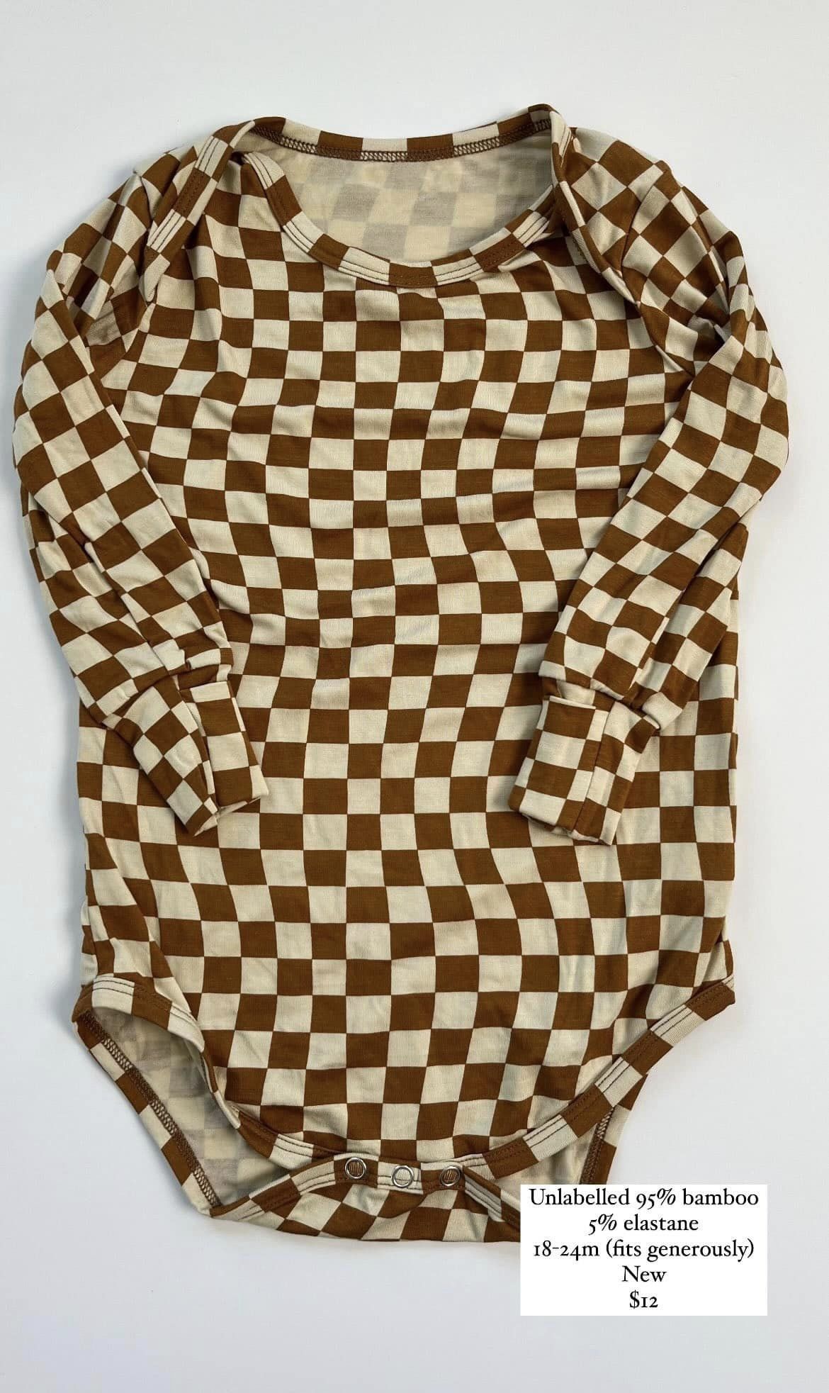 Bamboo Long-Sleeved Onesie 18-24m