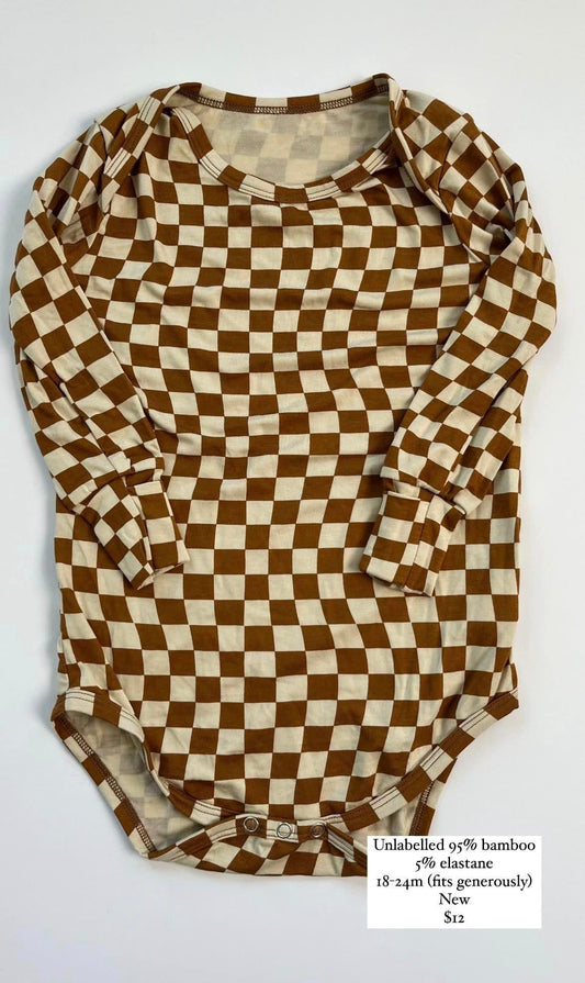 Bamboo Long-Sleeved Onesie 18-24m