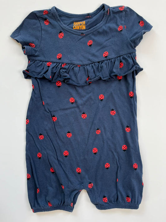 Harper Canyon (Nordstrom) Ladybug Romper 24m