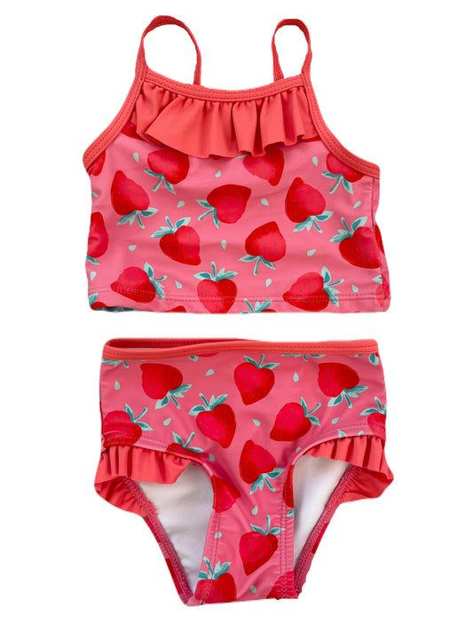 Joe Fresh Strawberry Swimsuit - 3-6m