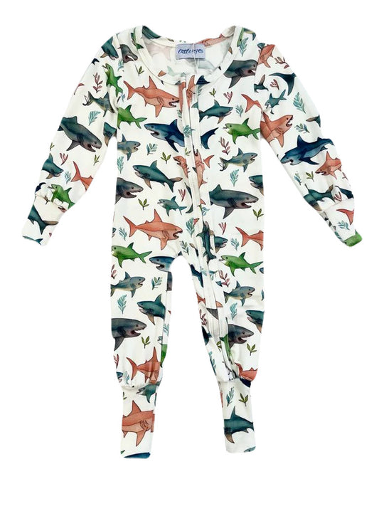 Boho Shark Zippy - Old Style Sizing