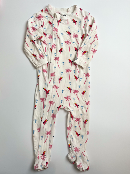 Coccoli Modal Parrot Footie Sleeper 12m