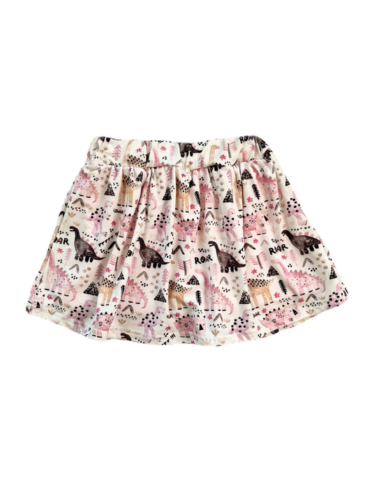 Prehistoric Pink Skort
