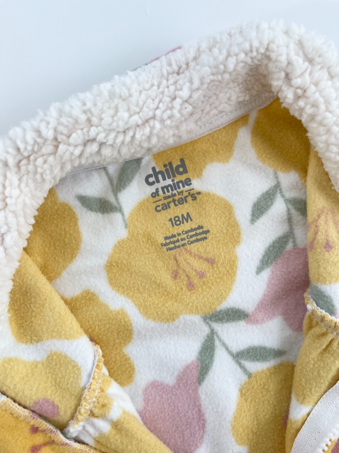 Carters Fleece Romper 18m