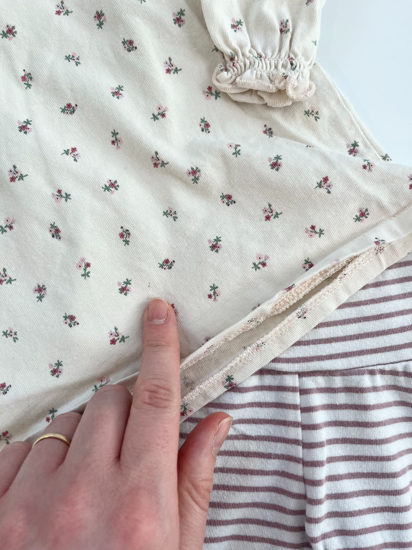 ZARA Top and Olive & Harp Pants 6-9M