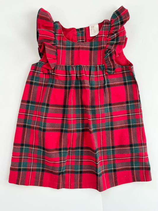 H&M Plaid Dress 6-12m