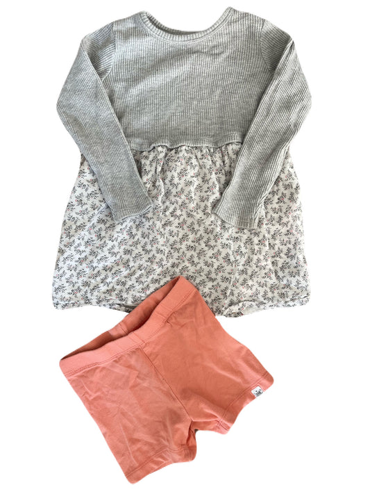 Nordstrom Dress & Rise Little Earthling Bike Shorts 18-24m