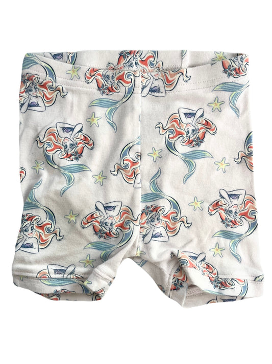 Gap Little Mermaid Bike Shorts 2T