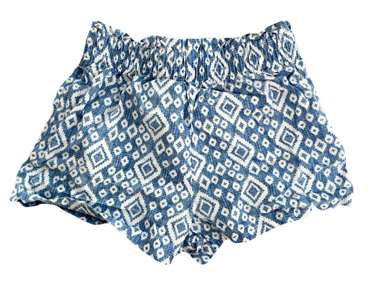 Lucky Brand Blue/White Patterned Shorts 18m