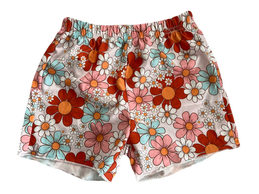 Floral Shorts 12-18m
