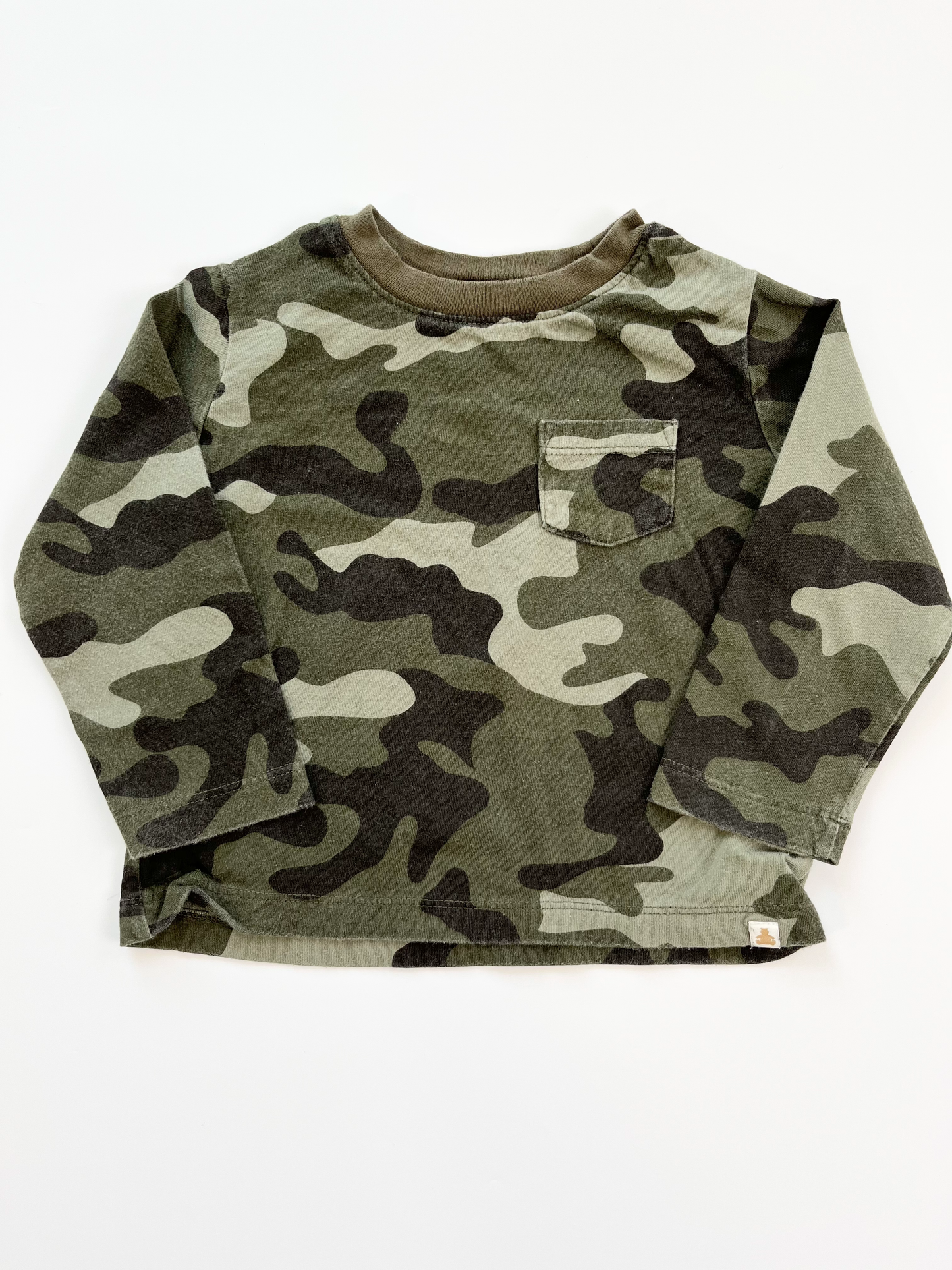 Gap Camo Long-Sleeve Shirt 18-24m