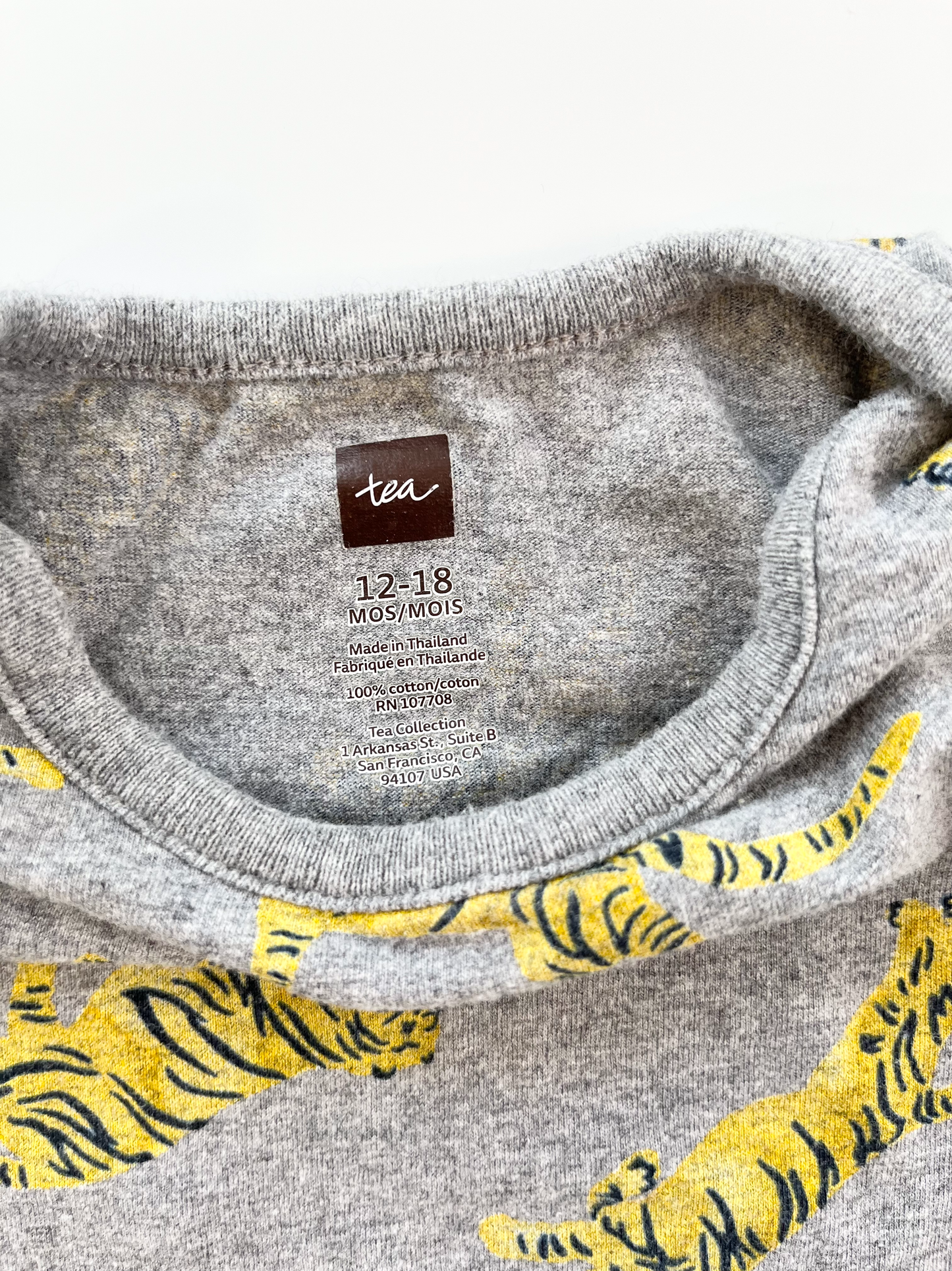 Tea Tiger Romper 12-18m