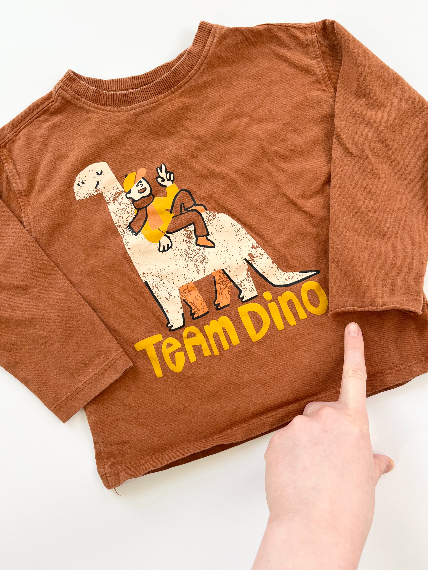 ZARA Long Sleeve Dino Shirt 18-24m