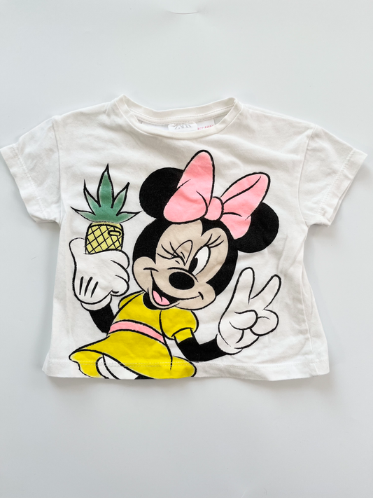 ZARA Minnie T-Shirt 6-9m