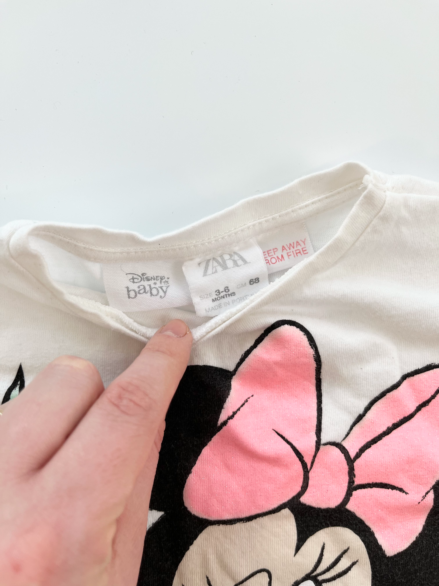 ZARA Minnie T-Shirt 6-9m