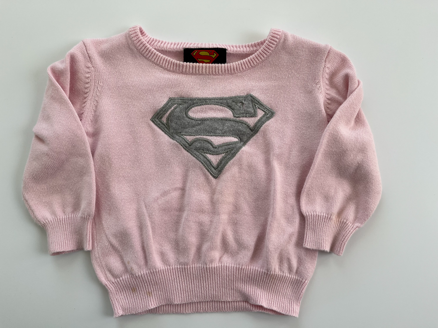 Superman Knit Sweater 6-12m