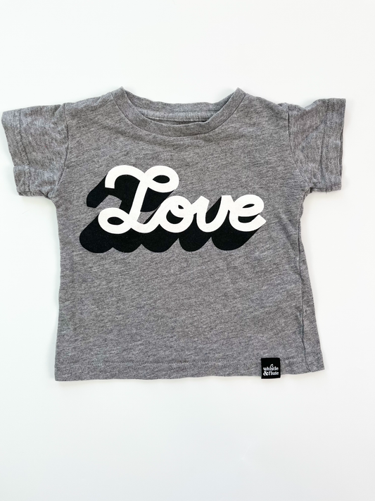 Whistle & Flute “Love” Bamboo T-Shirt 6-12m