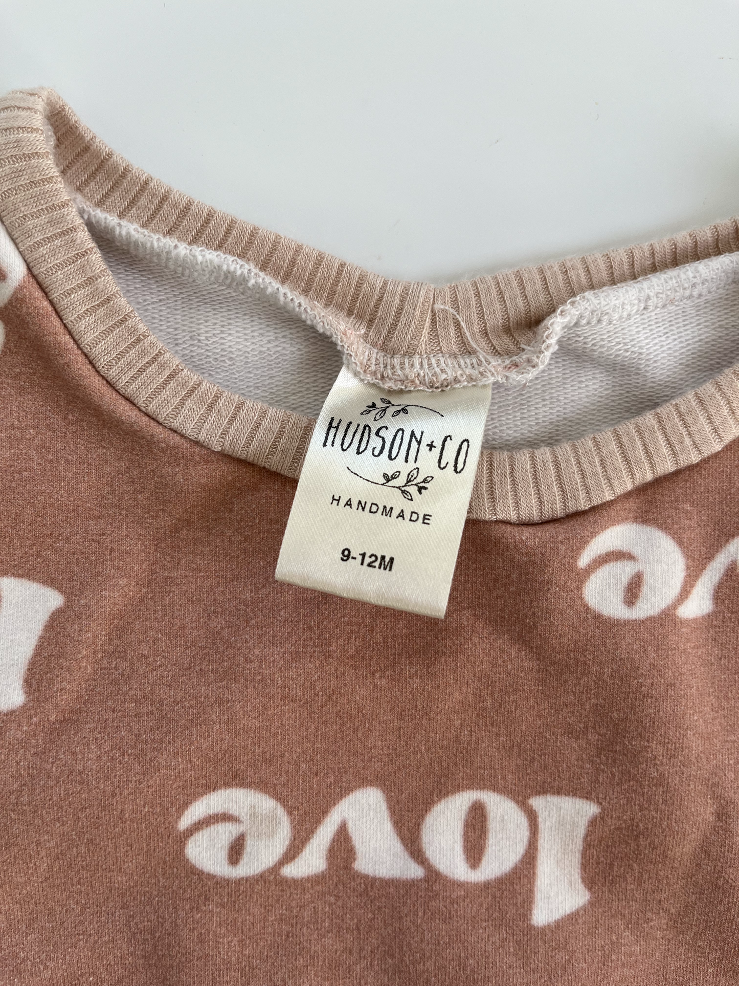 Hudson & Co Handmade Sweater Dress 9-12m