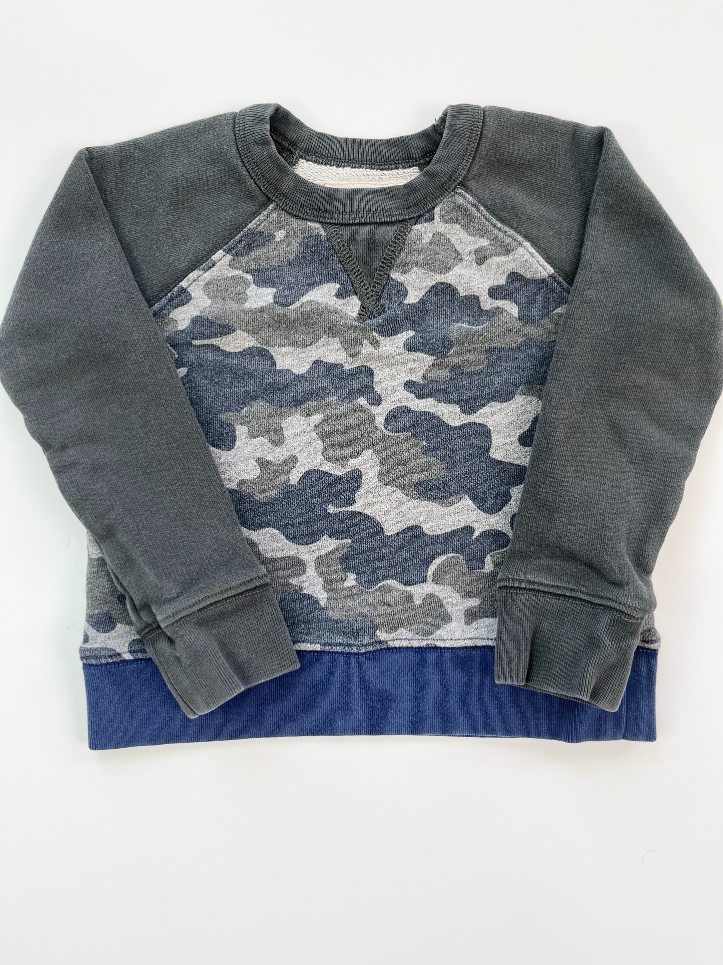 Crewcuts Camo Crewneck 3T