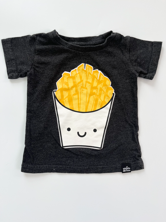 Whistle & Flute Fries Bamboo T-Shirt 6-12m